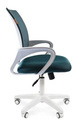 Кресло оператора Чаирман 696 вхите ТВ-18 Зеленое / Chairman white TW-18_2