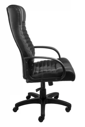 Кресло АВ 104 (Аналог Атлант) кож/зам черный / AV_1