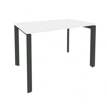 Стол рабочий на П-образном м/к ОНИКС О.МП-СП-2.7 Белый Бриллиант/Антрацит / ONIX O.MP-SP-2.7_0