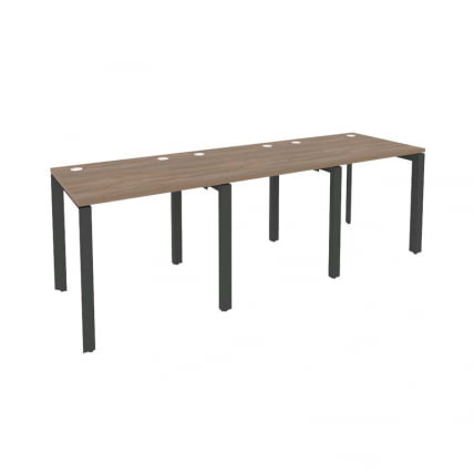 Рабочая станция на П-образном м/к ОНИКС О.МП-РС-3.0.7 Дуб Аризона/Антрацит / ONIX O.MP-RS-3.0.7_0