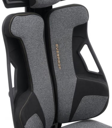Кресло геймерское Еверпроф Сервал С Ткань Черно-серый / Everprof Serval S_7