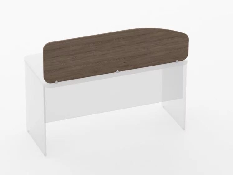 Экран разделительный Глассй 5.12.14 Дуб Верцаска / Glassy_1