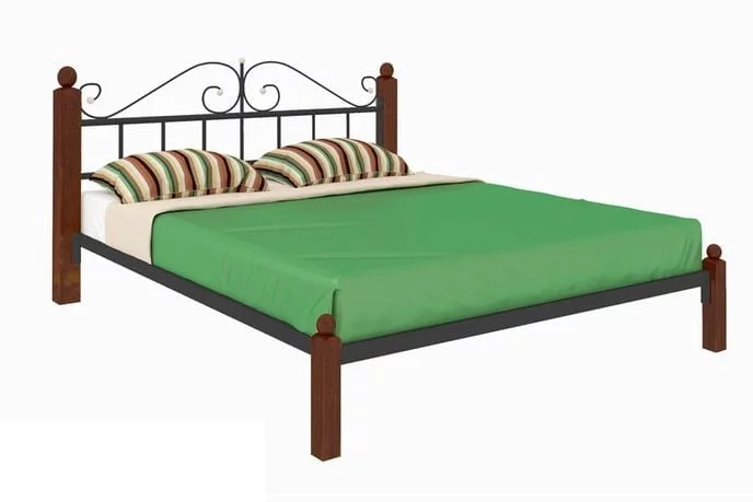 Кровать Диана Лукс 1600х1900 Желтая / Lux_0