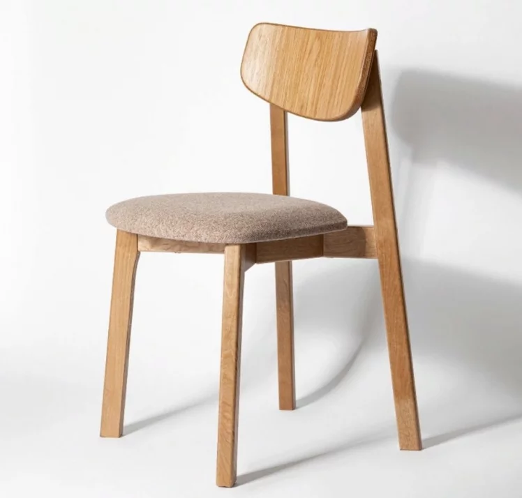 Стул с мягким сиденьем Вега Коффее жаккард Эмаль белая / Coffee_0