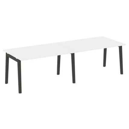 Стол переговорный (2 столешницы) ОНИКС ВООД ОВ.ПРГ-2.3 Белый Бриллиант/Темный / ONIX WOOD OW.PRG-2.3_0