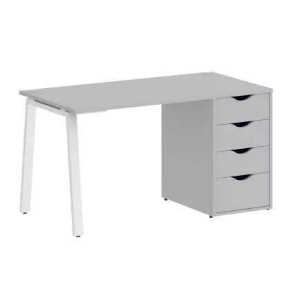 Стол письменный ХОМЕ ОФФИCЕ ВР.СП-3-138.4.А Серый/Белый металл / HOME OFFICE VR.SP-3-138.4.A_0