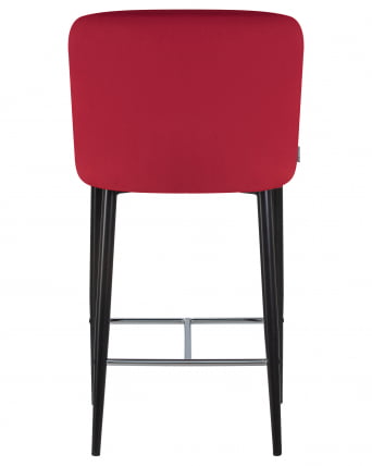 Стул полубарный ДОБРИН CХРИСТИАН 65  Бордовый велюр В108-85 / DOBRIN CHRISTIAN V108-85_4