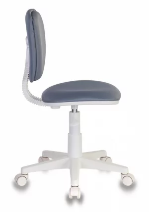 Кресло детское Бюрократ CХ-В204НКС (пластик белый) Серый 15-48 / CH-W204NX_2