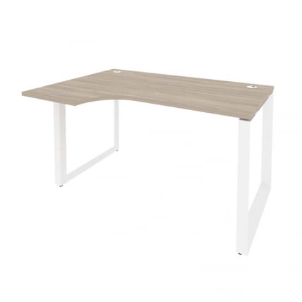 Стол эргономичный левый на О-образном м/к ОНИКС О.МО-СА-2Л Дуб Аттик/Белый / ONIX O.MO-SA-2L_0