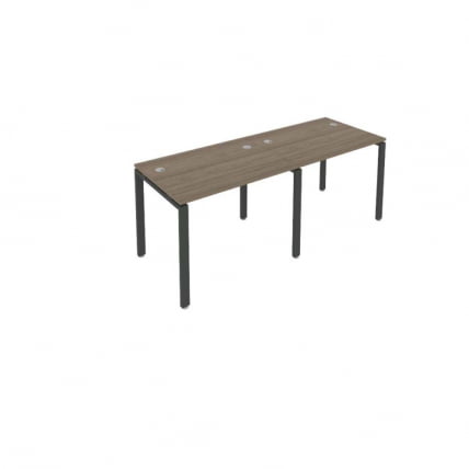 Рабочая станция на 2 раб.места Метал Сйстем Б.СМ-2.1 Вяз/Антрацит / Metal System_0