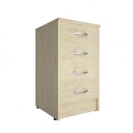 Тумба приставная (с замком) Рива А.ТП-4Ф-С Клен / Riva А.ТП-4F-S_0