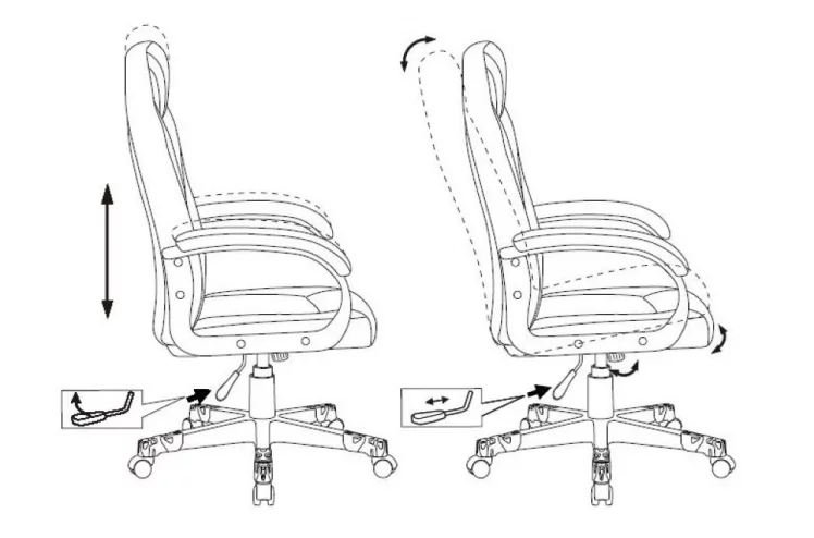 Геймерское кресло Зомбие ГАМЕ 17 Черный-синий / Zombie GAME_14