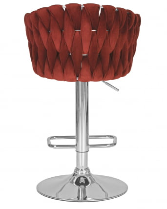 Стул барный ДОБРИН МАРCЕЛ Винный велюр МДЖ9-35 / DOBRIN MARCEL MJ9-35_4