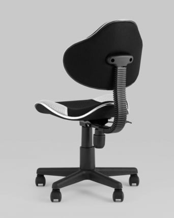 Стул офисный КЗЙ Черно-белый / QZY_3