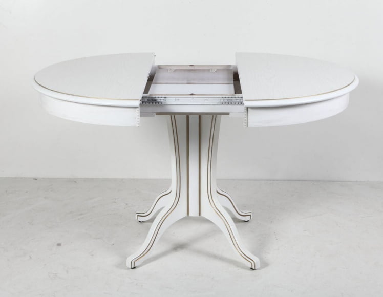 Стол обеденный Орион-5 (д1100) тон 1 с золотой патиной / (d1100)_5