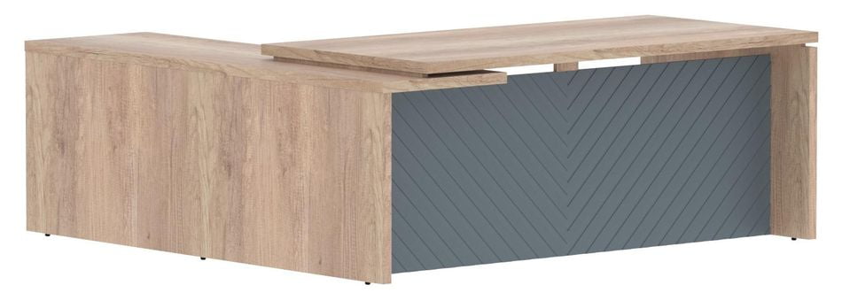 Стол руководителя правый Торр ЛУКС ТЛCТ 2020 Р Дуб Каньон Серо-голубой / Torr LUX TLCT R_0