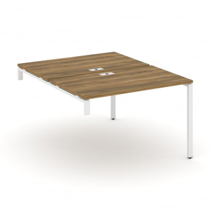 Двойной стол-надставка на опорную тумбу CОНCЕПТ CН.ДСН-002 Сандал Янтарный Белый / CONCEPT CN.DSN-002_0