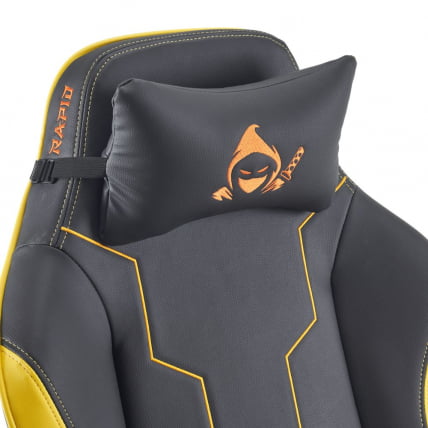 Кресло геймерское Еверпроф Рапид Экокожа Желтый / Everprof Rapid_9