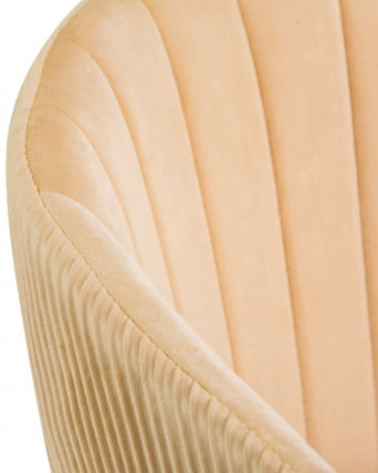 Стул обеденный ДОБРИН МАРЙ Песочный велюр 1922-3 / DOBRIN MARY_8