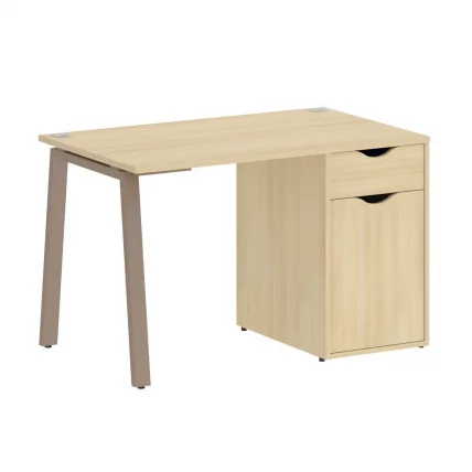 Стол письменный ХОМЕ ОФФИCЕ ВР.СП-3-118.1.А Акация Лорка/Мокко металл / HOME OFFICE VR.SP-3-118.1.A_0