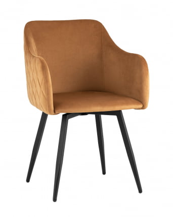 Стул Ника вращающийся велюр Терракотовый_0