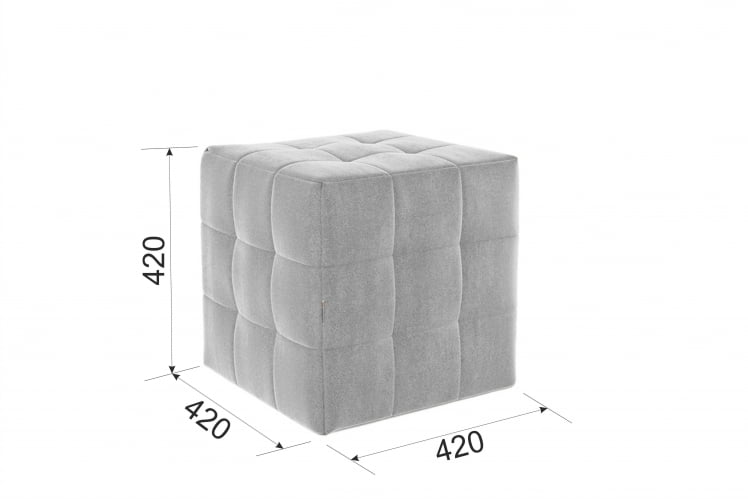 Пуф Рубик 2 ПМ-003.2 топаз (велюр) / PM-003.2_2