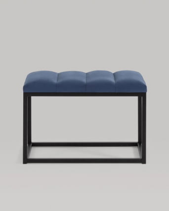 Банкетка Хостен велюр Синий_4