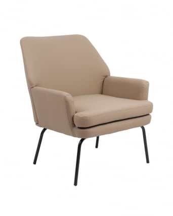 Кресло Харви экокожа Капучино_0