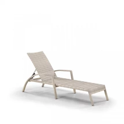 Шезлонг-лежак плетеный А30C-В85 Латте / A30C-W85 Latte_0