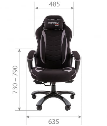 Кресло геймерское CХАИРМАН ГАМЕ 28 Красный-черный / CHAIRMAN GAME_4