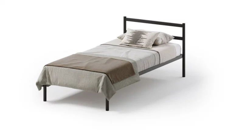 Кровать Метта 900кс2000 Черная / 900x2000_0