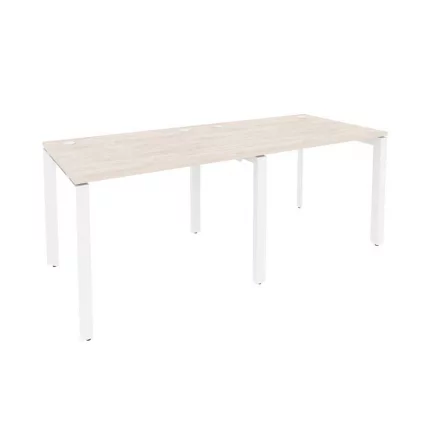 Рабочая станция на П-образном м/к ОНИКС О.МП-РС-2.1.8 Денвер Светлый/Белый / ONIX O.MP-RS-2.1.8_0