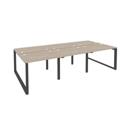 Рабочая станция на О-образном м/к ОНИКС О.МО-Д.РС-6.1.7 Дуб Аттик/Антрацит / ONIX O.MO-D.RS-6.1.7_0