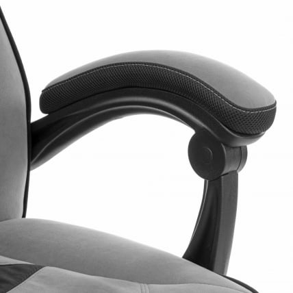 Кресло Арена металБЛ велюр, серый/черный, 29/35 / Arena metalBL_10