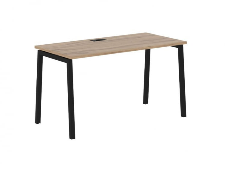 Стол письменный ЕДИС ЕЛСТ 1367 Дуб Денвер светлый Черный / EDIS ELST_0