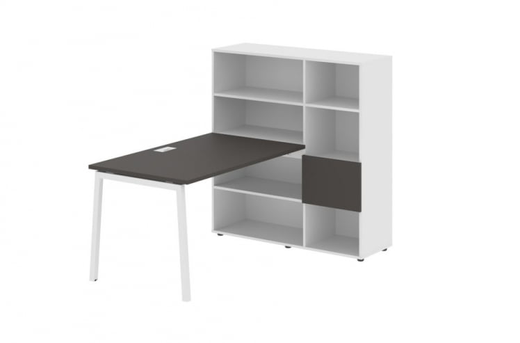 Рабочая станция ЕДИС ЕЛРСТ 1213 Мокко Белый Белый / EDIS ELRST_0