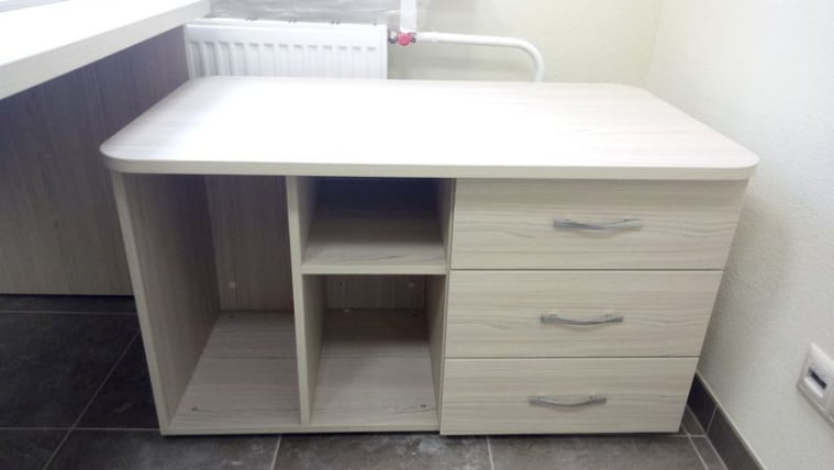 Тумба сервисная Глассй 3.16.12Пр Туя / Glassy_1