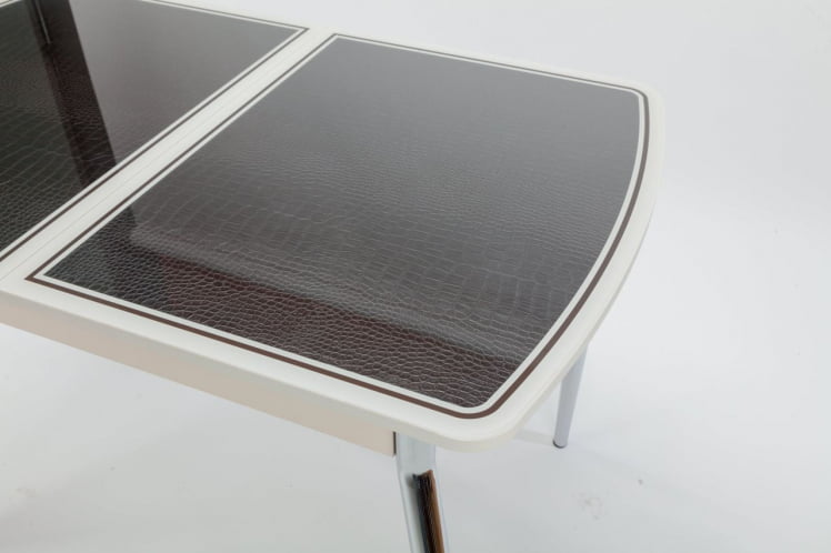 Столешница Чикаго КЗ (6191) крем,крокодил коричневый_0