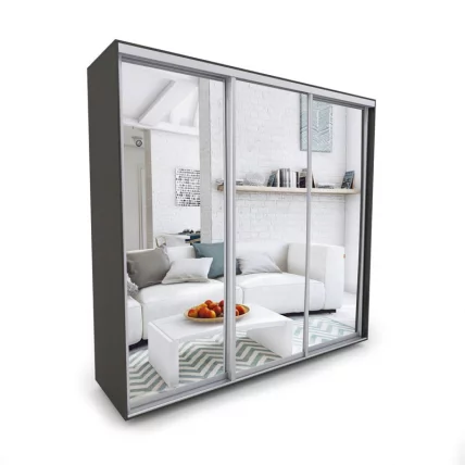 Шкаф-купе 3-х дверный Акцент-Сим З 2100х600 Венге_0