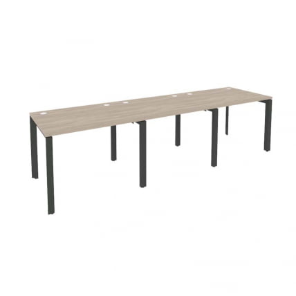 Рабочая станция на П-образном м/к ОНИКС О.МП-РС-3.1.8 Дуб Аттик/Антрацит / ONIX O.MP-RS-3.1.8_0