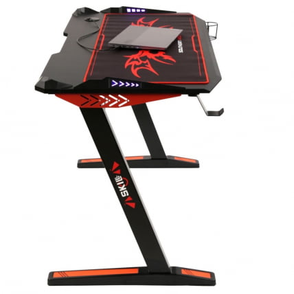 Игровой компьютерный стол СКИЛЛЛ CТГ-003 120КС60 Черный-красный / SKILLL CTG-003 120X60_2