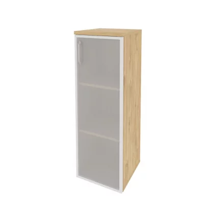 Шкаф средний узкий правый ОНИКС О.СУ-2.4Р(Р) Тиквуд Светлый / ONIX O.SU-2.4R(R)_0