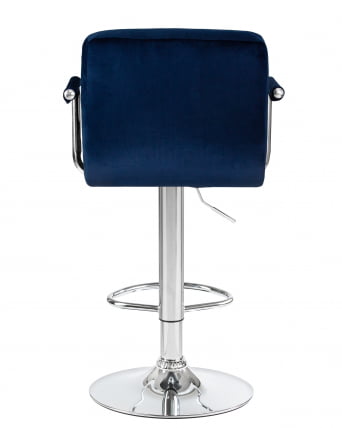 Стул барный ДОБРИН КРУГЕР АРМ Синий велюр МДЖ9-117 / DOBRIN KRUGER ARM MJ9-117_4