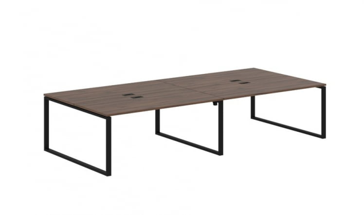 Бенч-система ЕДИС ЕКВСТ 3516 Дуб Денвер темный Черный / EDIS EQWST_0