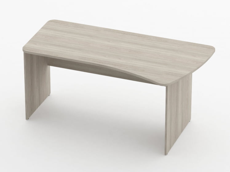 Стол эргономичный Глассй 1.12.16Пр Дуб сантана светлый / Glassy_0