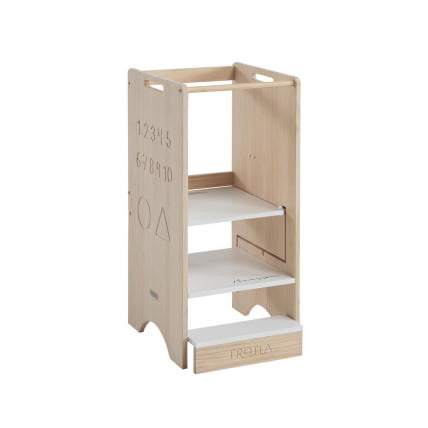 Стул-подставка Микуна Тротта МОНТ-1872 Ватервоод/Вхите / Micuna Trotta MONT-1872 Waterwood/White_0