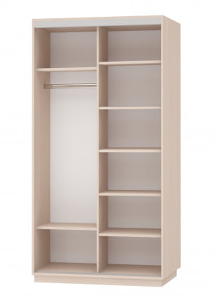 Шкаф-купе двухдверный Экспресс Дуо 1200х2200х Сакура/Дуб сонома / 1200х2200h_1