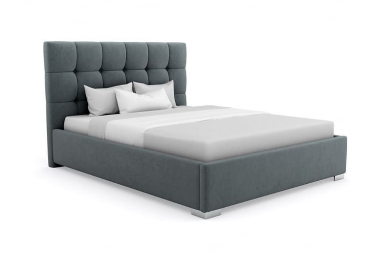 Кровать Норден 90кс200 велюр Севен 626 / Norden 90x200 Seven_15