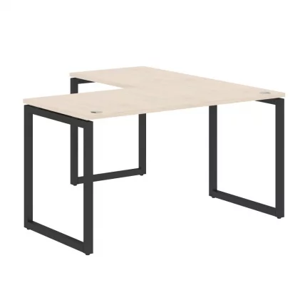 Стол угловой левый КСТЕН-К КСКCТ 1415 Л Бук Тиара Антрацит / XTEN-Q XQCT L_0