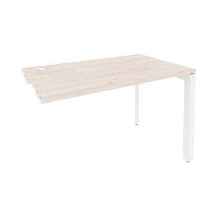 Стол-приставка на П-образном м/к к опорным элементам ОНИКС О.МП-СПР-2.7 Денвер Светлый/Белый / ONIX O.MP-SPR-2.7_0